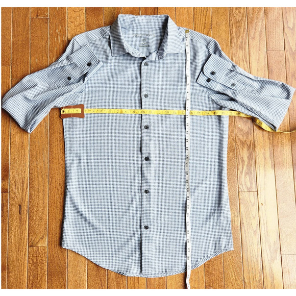 Perry Ellis Stretch Button Up Dress Shirt - Picture 6 of 7